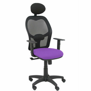 Office Chair with Headrest P&C B10CRNC Lilac-0