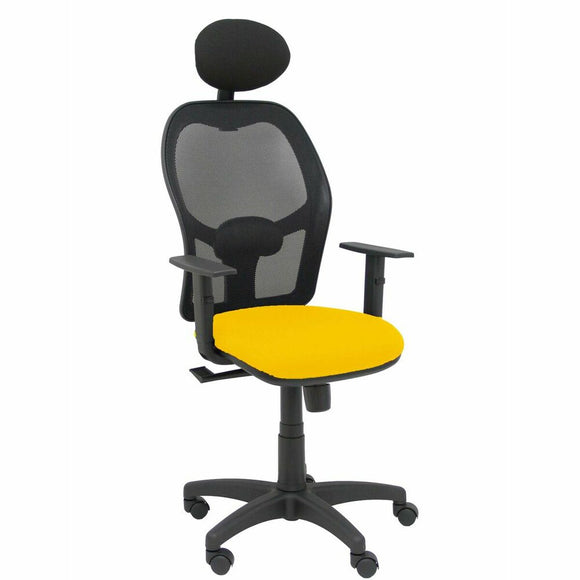 Office Chair with Headrest P&C B10CRNC Yellow-0