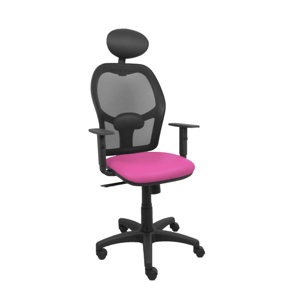 Office Chair with Headrest P&C B10CRNC Pink-0