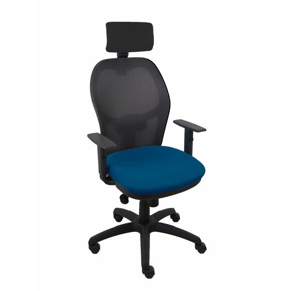 Office Chair with Headrest P&C 10CRNCR Navy Blue-0