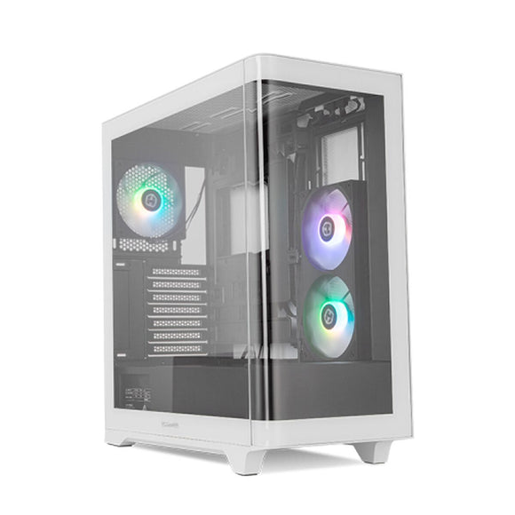 ATX Semi-tower Box Nox-Xtreme NXHUMMERETHERBW White-0