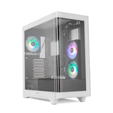 ATX Semi-tower Box Nox-Xtreme NXHUMMERETHERBW White-7