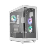 ATX Semi-tower Box Nox-Xtreme NXHUMMERETHERBW White-11