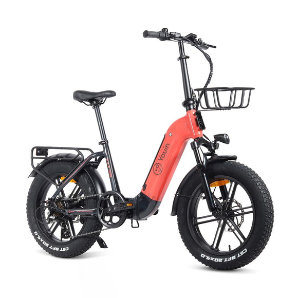 Electric Bike Youin BK1716 LUXOR II Coral 250 W-0