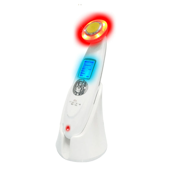 Facial Massager with Radiofrequency, Phototherapy and Electrostimulation Drakefor DKF-9902AURUM White-0