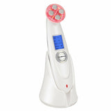 Facial Massager with Radiofrequency, Phototherapy and Electrostimulation Drakefor 9901 White 3 Pieces-1