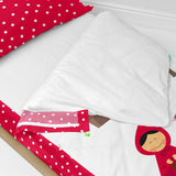 Quilt Cover without Filling HappyFriday Multicolour 90 x 200 cm Little Red Riding Hood 2 Pieces-4