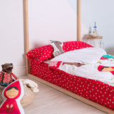 Quilt Cover without Filling HappyFriday Multicolour 90 x 200 cm Little Red Riding Hood 2 Pieces-1