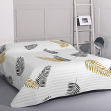 Bedspread (quilt) HappyFriday Blanc Foliage Multicolour 180 x 260 cm-4