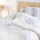 Duvet HappyFriday Basic White 120 + 250 g/m² 180 x 220 cm (2 Pieces)-4