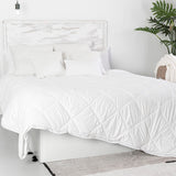 Duvet HappyFriday Basic White 120 + 250 g/m² 240 x 220 cm (2 Pieces)-3