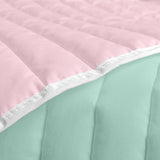 Bedspread (quilt) HappyFriday Basic Kids Dash Mint 180 x 260 cm-2