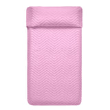 Bedspread (quilt) HappyFriday Basic Kids Arista Pink 180 x 260 cm-0