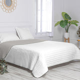 Bedspread (quilt) HappyFriday Basic Dash Grey 180 x 260 cm-2