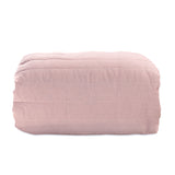 Reversible Bedspread HappyFriday Basic Dash Pink Navy Blue 240 x 260 cm-3