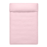 Reversible Bedspread HappyFriday Basic Dash Pink Navy Blue 270 x 260 cm-0