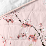 Bedspread (quilt) HappyFriday HF Chinoiserie Multicolour Pink 240 x 260 cm-3