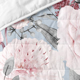 Bedspread (quilt) HappyFriday HF Soft Bouquet Multicolour 240 x 260 cm-3