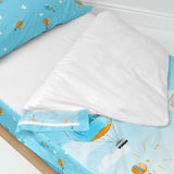 Quilted Zipper Bedding HappyFriday Le Petit Prince Montgolfiere Multicolour 105 x 200 cm-3