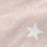 Quilt Cover without Filling HappyFriday Basic Kids Little star Pink 90 x 200 cm-1