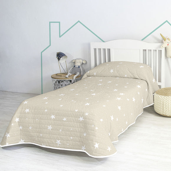 Bedspread (quilt) HappyFriday BASIC KIDS Beige 180 x 260 cm-0