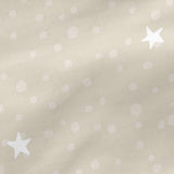 Quilted Zipper Bedding HappyFriday Basic Little Star Beige 105 x 200 cm-1