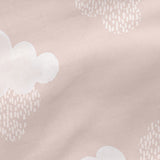 Quilted Zipper Bedding HappyFriday Basic Clouds Pink 105 x 200 cm-1