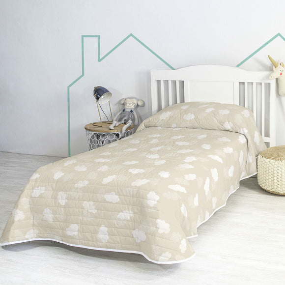 Bedspread (quilt) HappyFriday BASIC KIDS Beige 180 x 260 cm-0