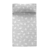 Bedspread (quilt) HappyFriday Basic Kids Grey 180 x 260 cm Clouds-0