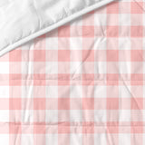 Bedspread (quilt) HappyFriday Basic Kids Pink 180 x 260 cm Gingham-2