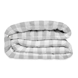 Bedspread (quilt) HappyFriday Basic Kids Grey 180 x 260 cm Gingham-3