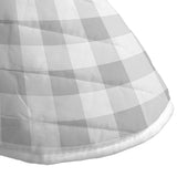 Bedspread (quilt) HappyFriday Basic Kids Grey 180 x 260 cm Gingham-1