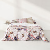 Nordic cover HappyFriday White Peonies Multicolour 240 x 220 cm-4