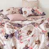 Nordic cover HappyFriday White Peonies Multicolour 260 x 240 cm-5