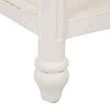 Side table White 72 x 47 x 77 cm-1