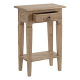 Nightstand Natural Mindi wood 50 x 32 x 72 cm-7