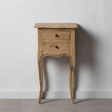 Nightstand Natural Mindi wood 40 x 30 x 72 cm-7