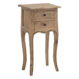 Nightstand Natural Mindi wood 40 x 30 x 72 cm-0