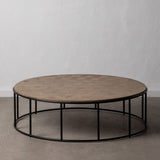 Centre Table Natural 120 x 120 x 35 cm-9