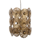 Ceiling Light 50 x 50 x 65 cm Golden Metal-0