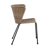 Dining Chair 50 x 54 x 77 cm Natural Black-8