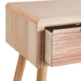 Console HONEY Natural Paolownia wood MDF Wood 80 x 40 x 78 cm-5