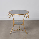 Side table Golden Crystal Iron 66 x 60 x 62 cm-6
