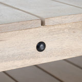 Centre Table Black Natural 130 x 64 x 48 cm-4