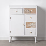 Hall Table with Drawers MISS DAISY 67 x 34 x 86 cm Natural Pine White-10