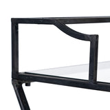 Desk Metal Crystal Iron 95 x 42 x 88 cm-5