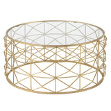 Centre Table Golden 98 x 98 x 44 cm-0