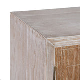 Hall Table with Drawers COUNTRY 90 x 35 x 80 cm Natural White Fir wood MDF Wood-9