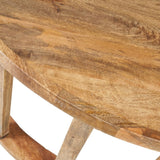 Centre Table 116,5 x 116,5 x 46 cm Mango wood-6