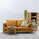 Sofa 200 x 98 x 97 cm Yellow-1